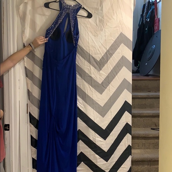 Royal  blue prom dress - Picture 2 of 2